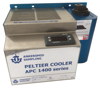 Sterke industriële Modulaire Peltier gas koeler, omgevingstemperatuur tot 45 °C 1 of 2 warmtewisselaars (modulair)